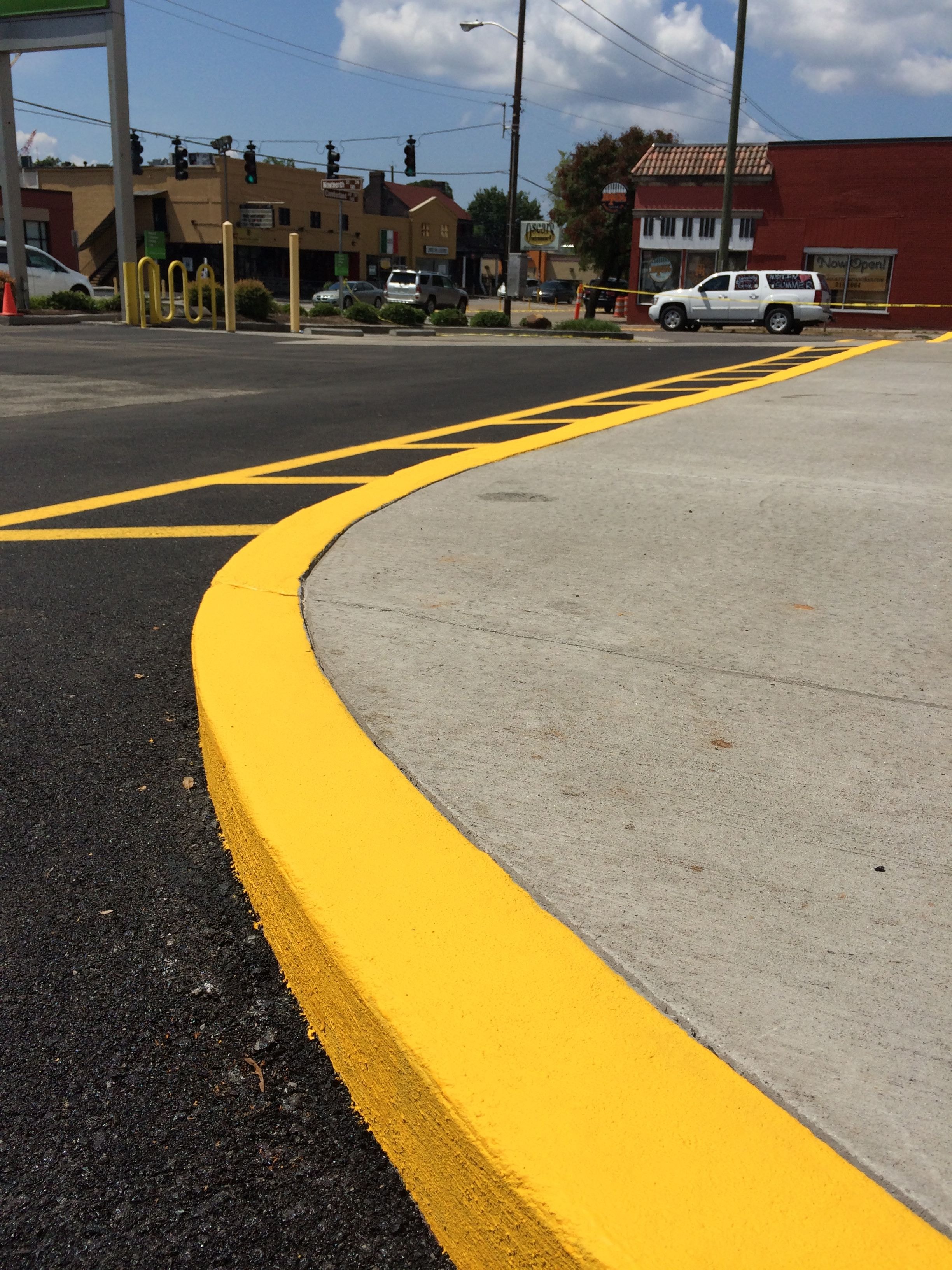 Curb Painting — Parkin' Markin' West Michigan